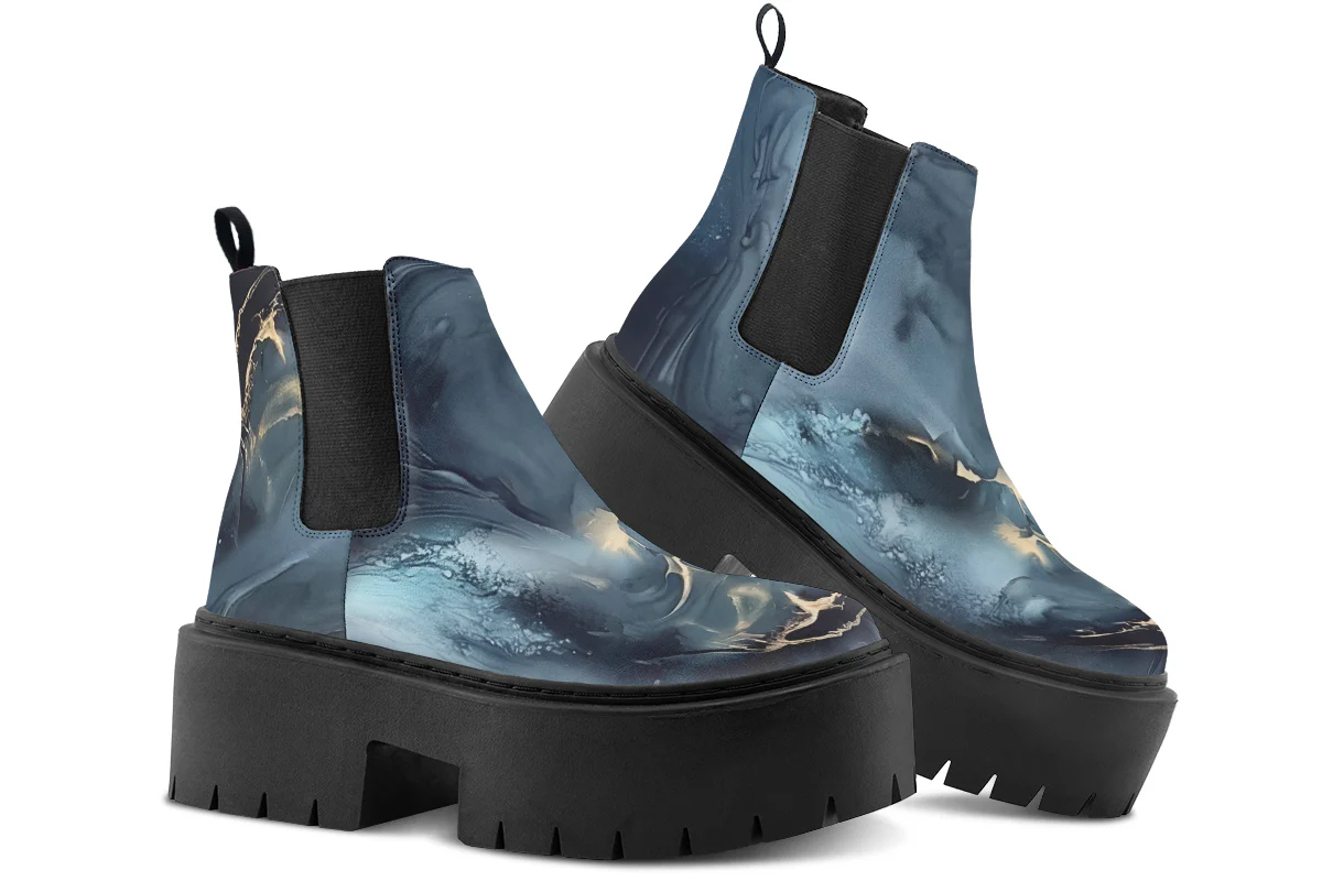Abyss Flow Platform Chelsea Boots - Image 4