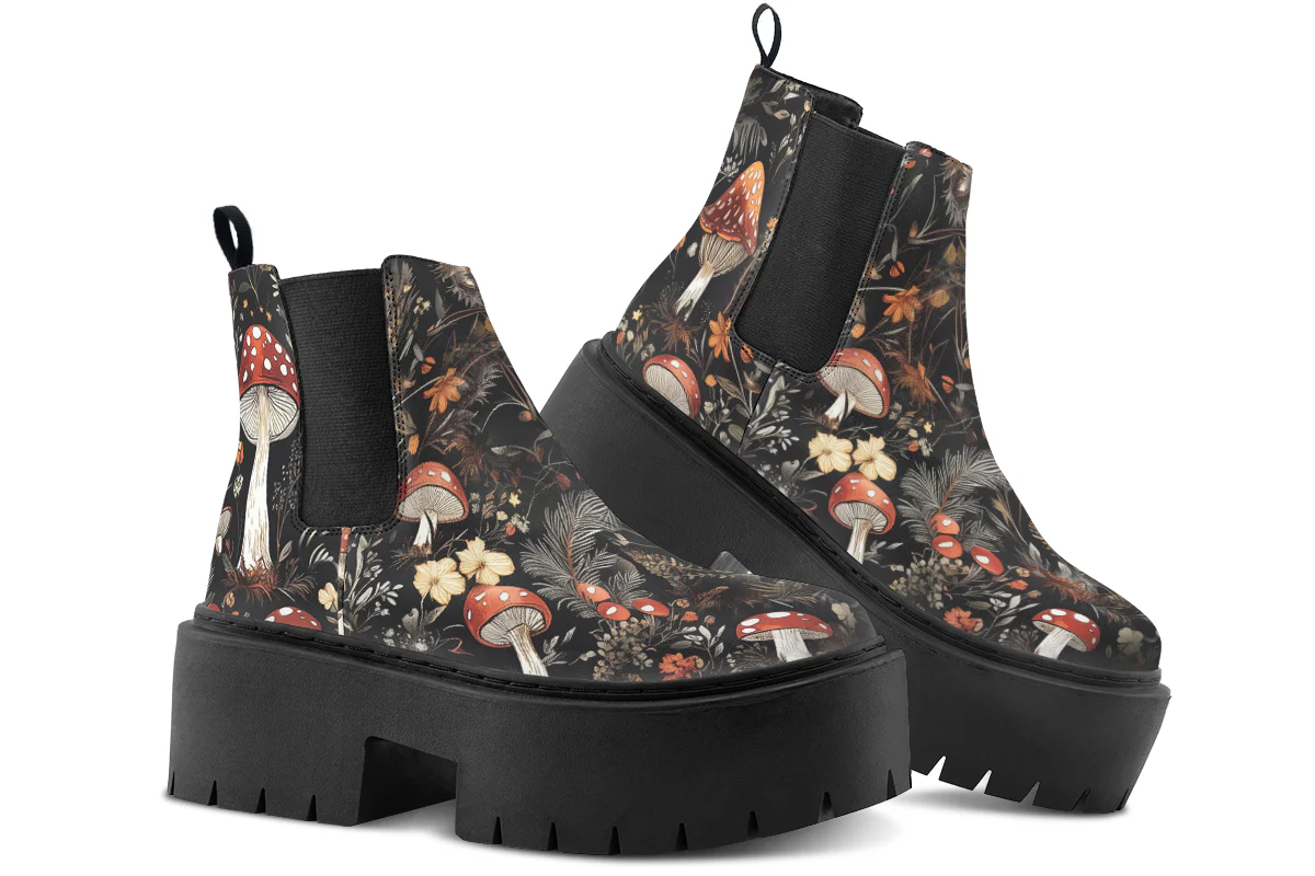 Amanita Platform Chelsea Boots - Image 4