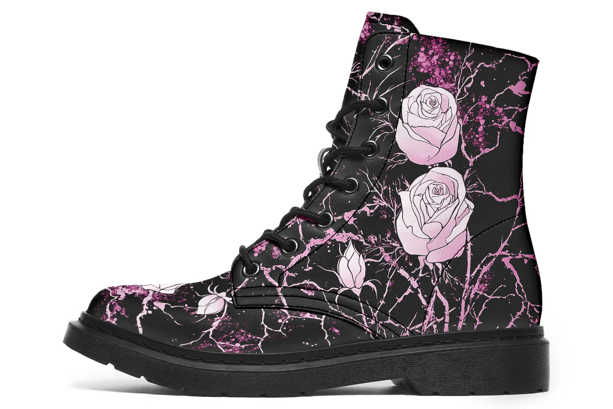 Amethyst Kintsugi Rose Boots