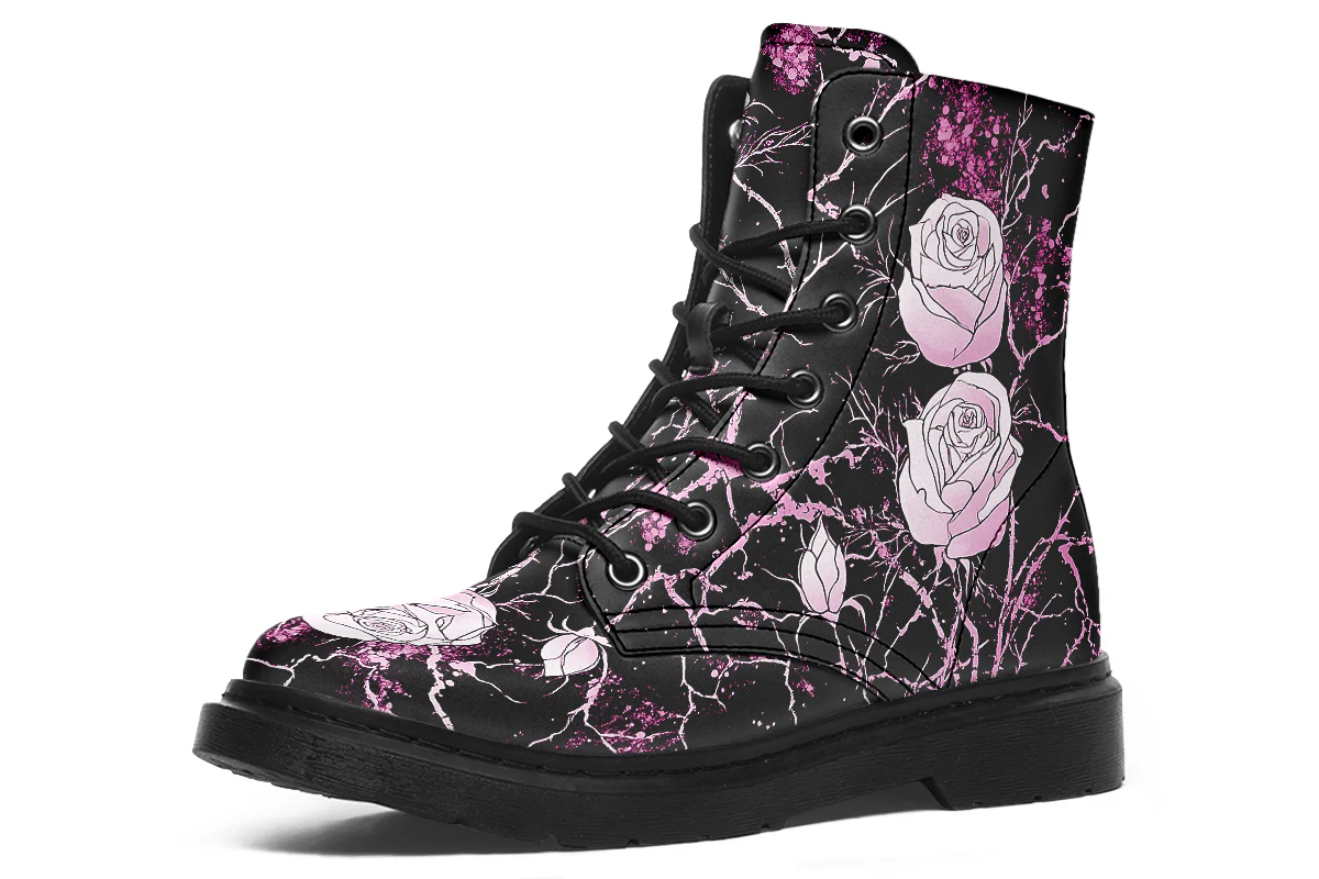 Amethyst Kintsugi Rose Boots - Image 4