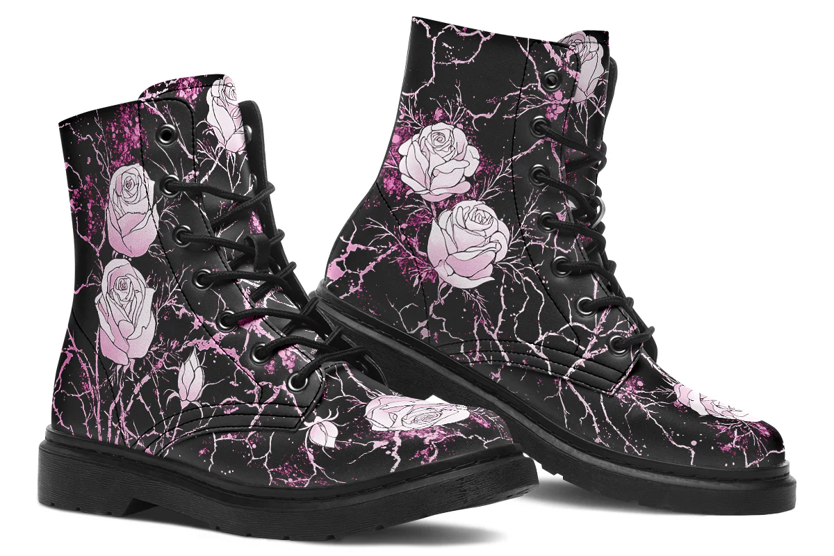 Amethyst Kintsugi Rose Boots - Image 5