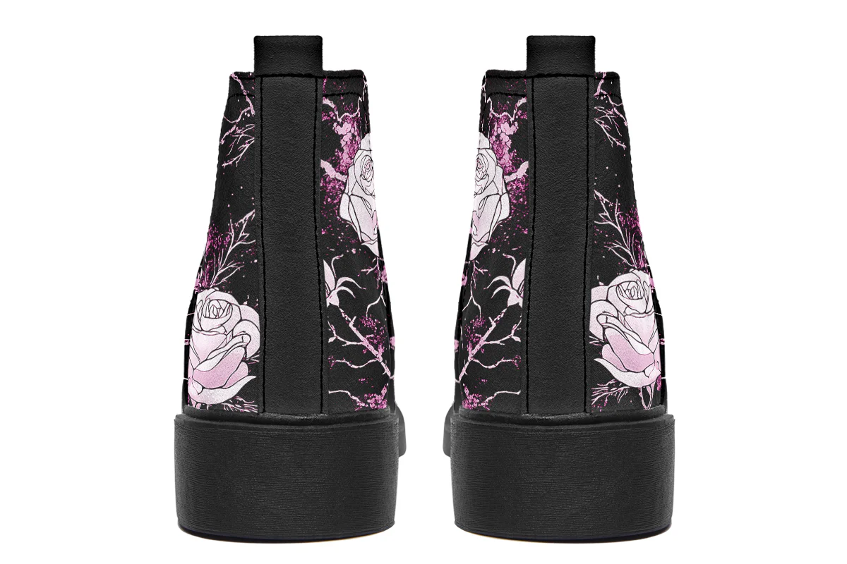 Amethyst Kintsugi Rose Chelsea Boots - Image 5
