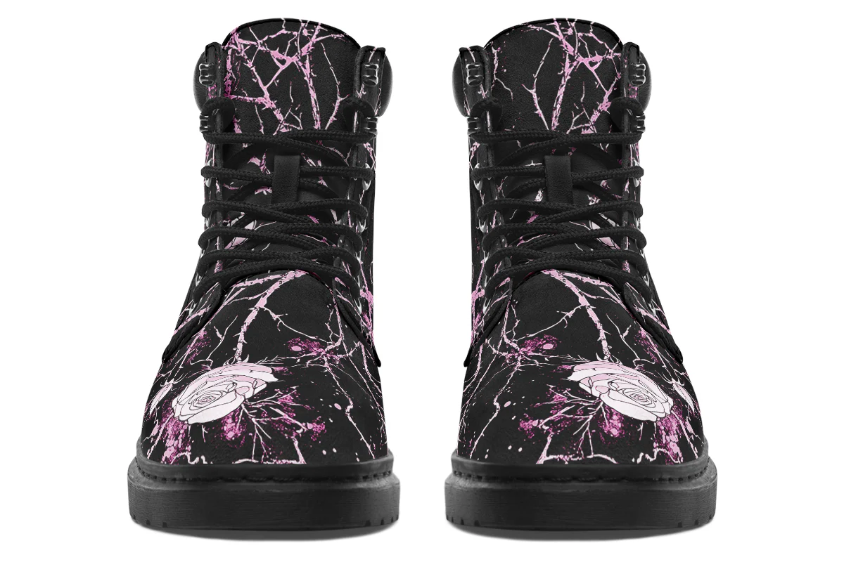 Amethyst Kintsugi Rose Classic Boots - Image 4