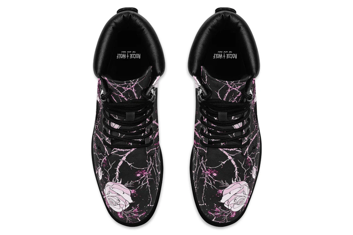 Amethyst Kintsugi Rose Classic Boots - Image 6