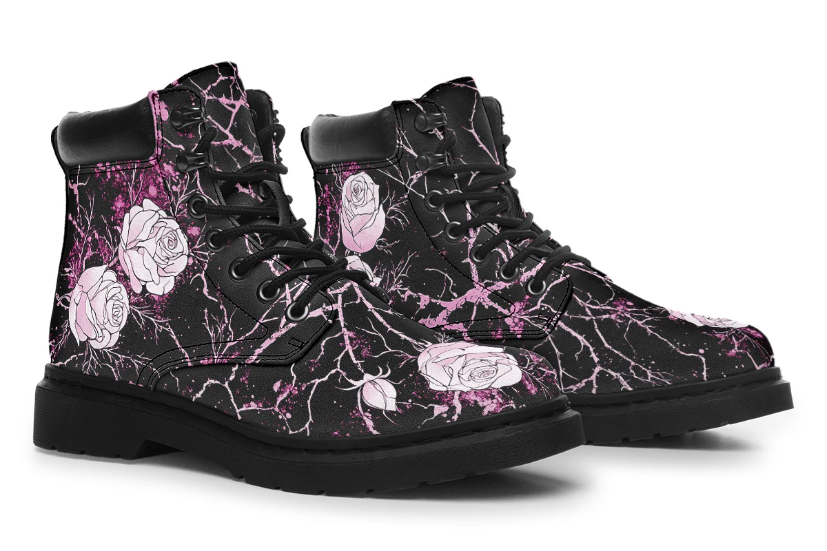 Amethyst Kintsugi Rose Classic Boots - Image 8