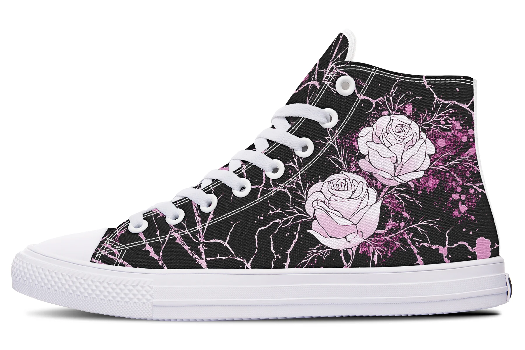 Amethyst Kintsugi Rose High Tops - Image 10