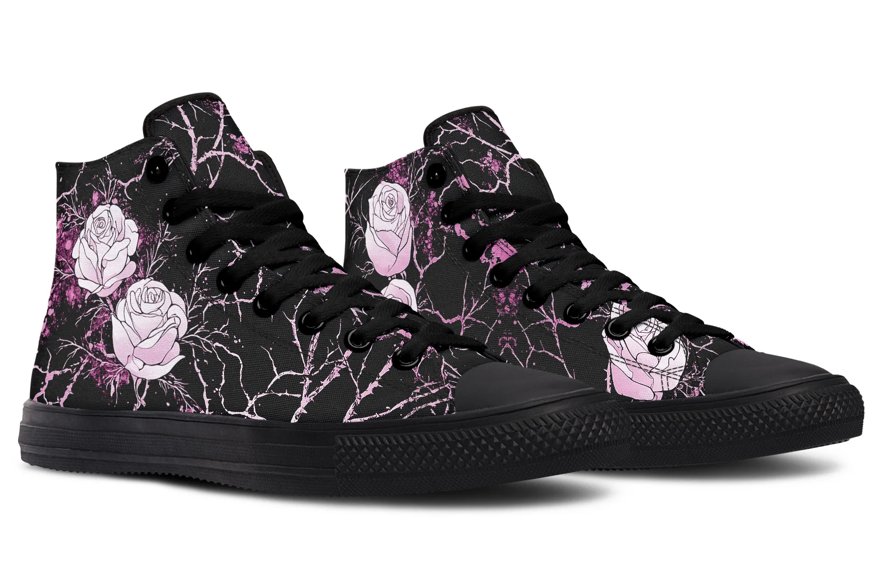 Amethyst Kintsugi Rose High Tops - Image 4