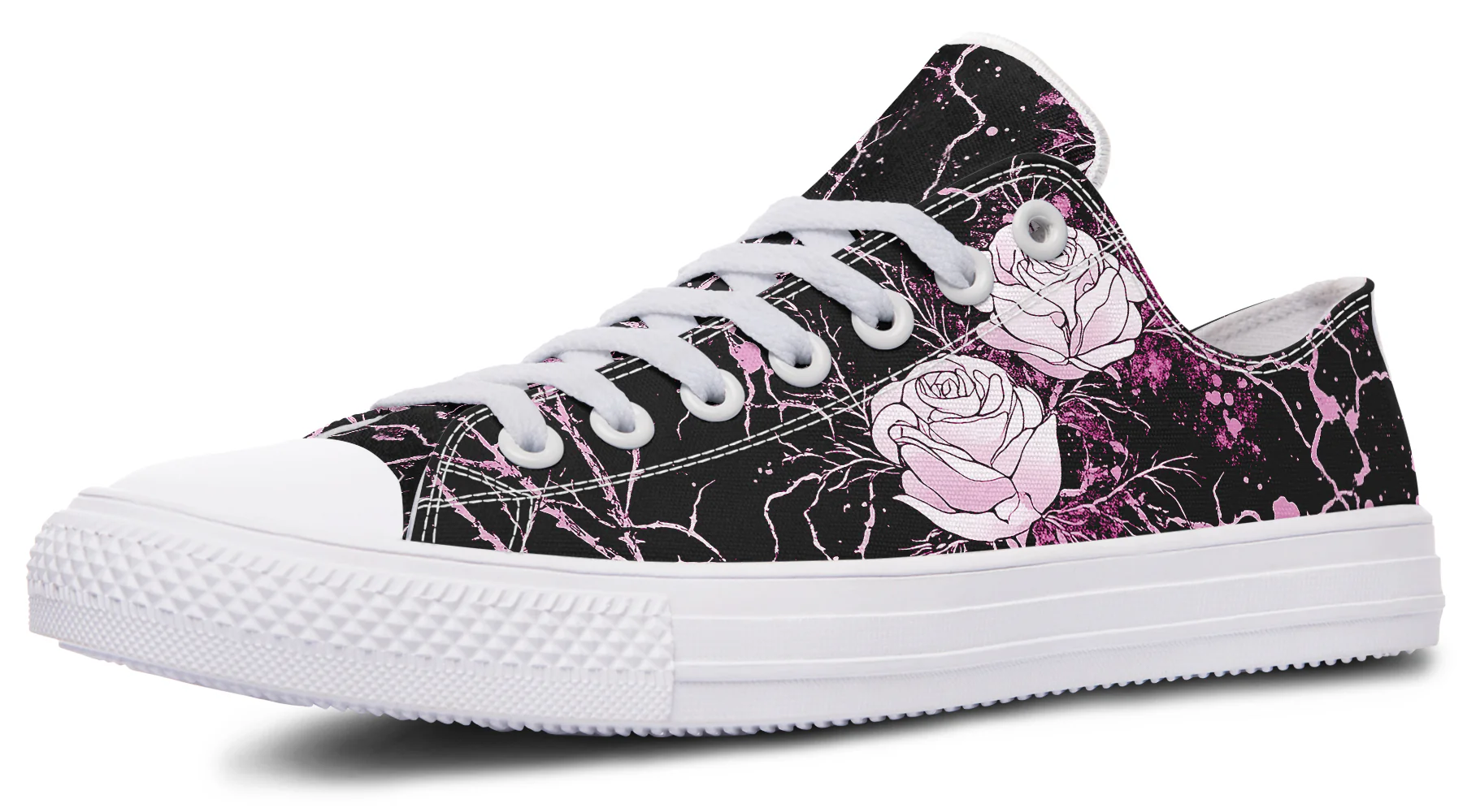 Amethyst Kintsugi Rose Low Tops - Image 11