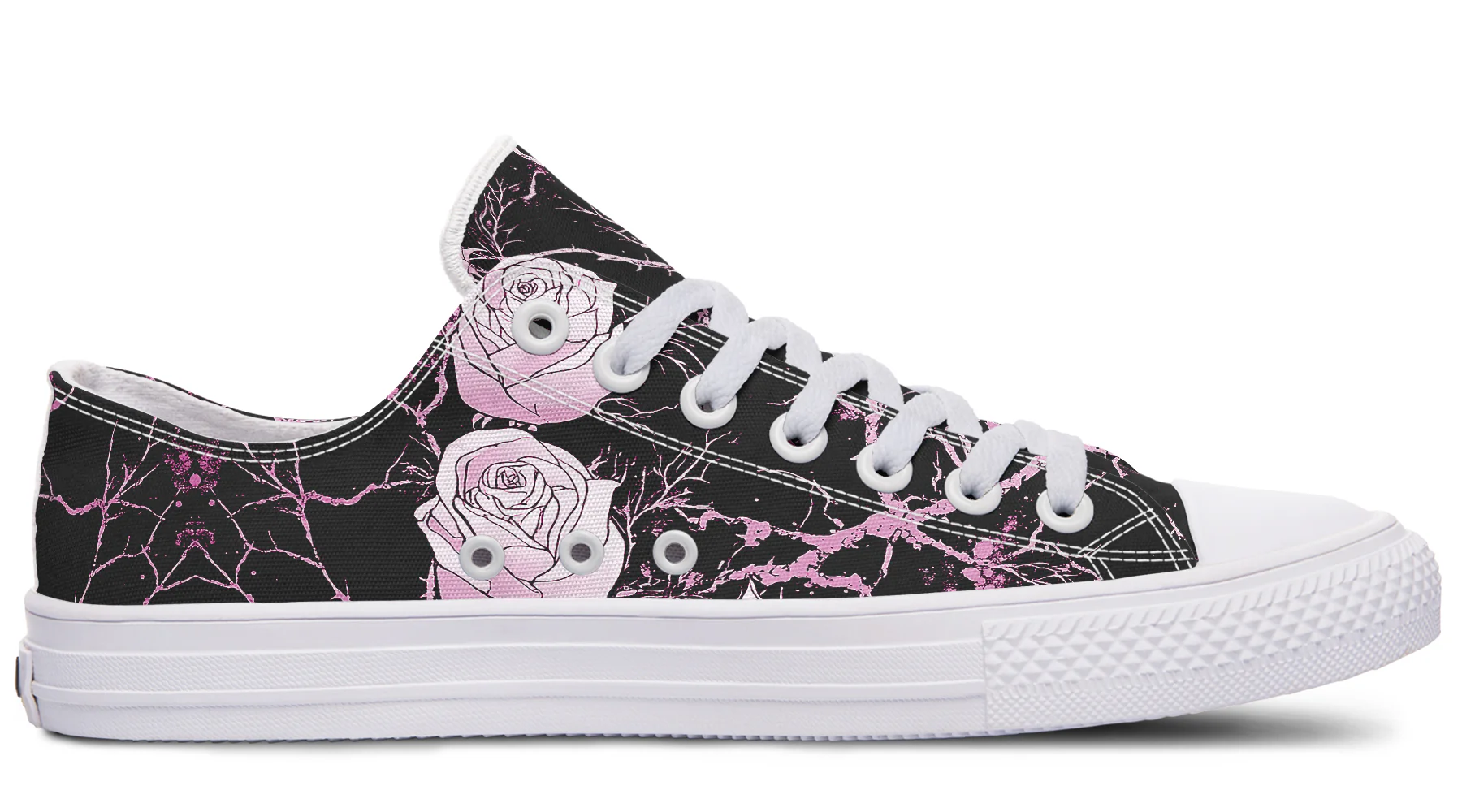 Amethyst Kintsugi Rose Low Tops - Image 12