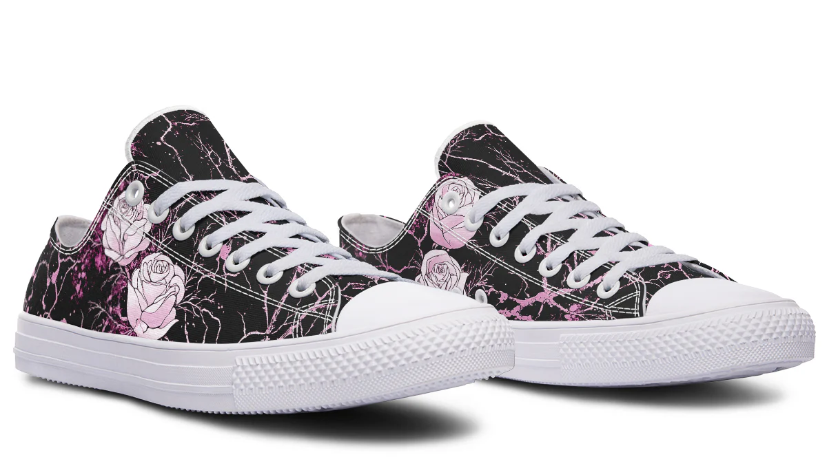 Amethyst Kintsugi Rose Low Tops - Image 13