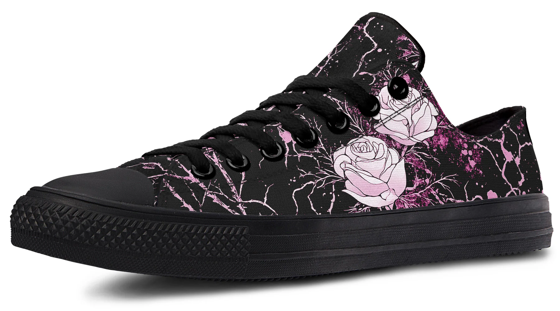 Amethyst Kintsugi Rose Low Tops - Image 2