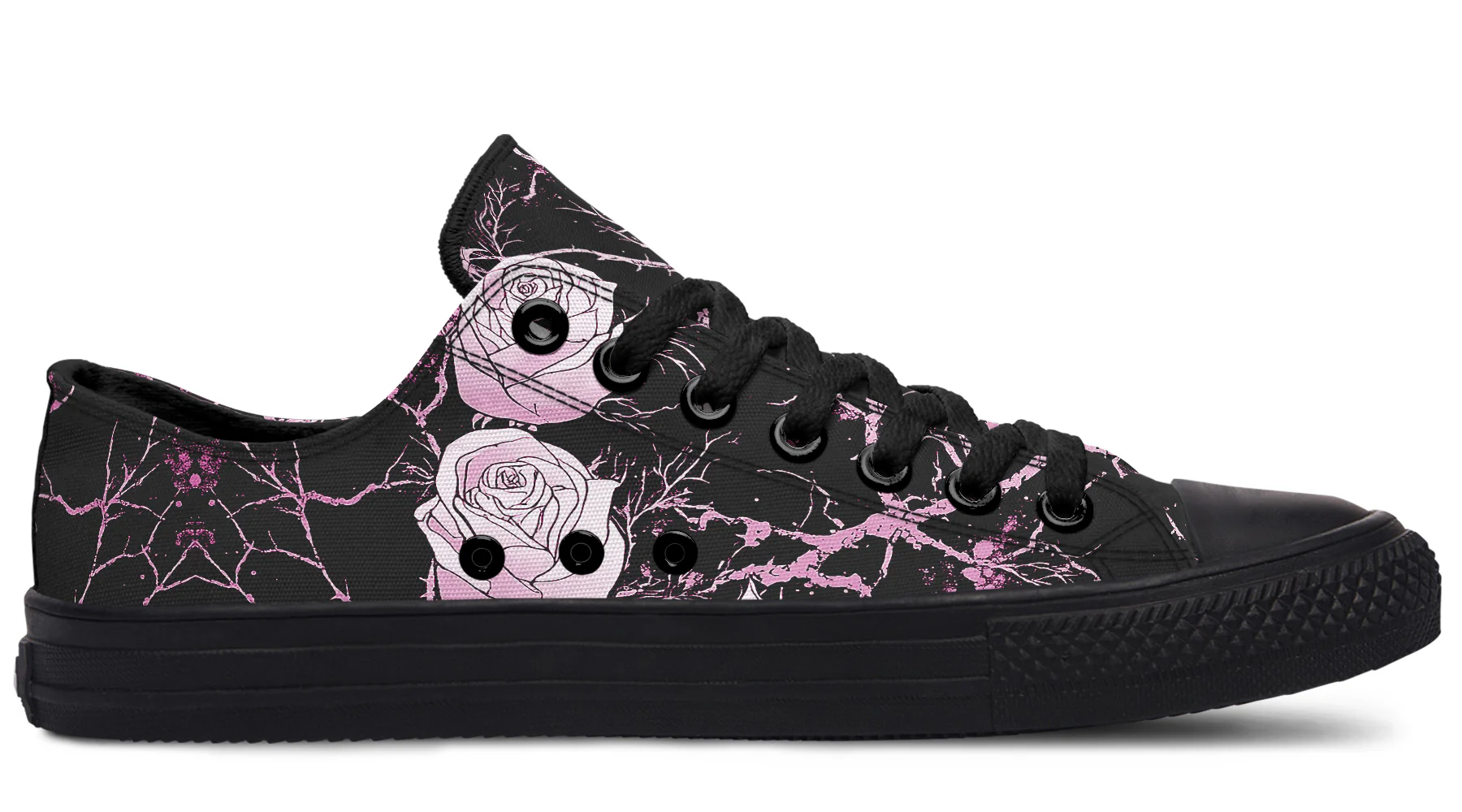 Amethyst Kintsugi Rose Low Tops - Image 3