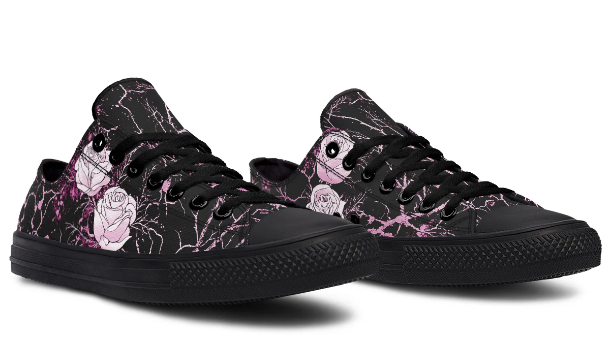 Amethyst Kintsugi Rose Low Tops - Image 4