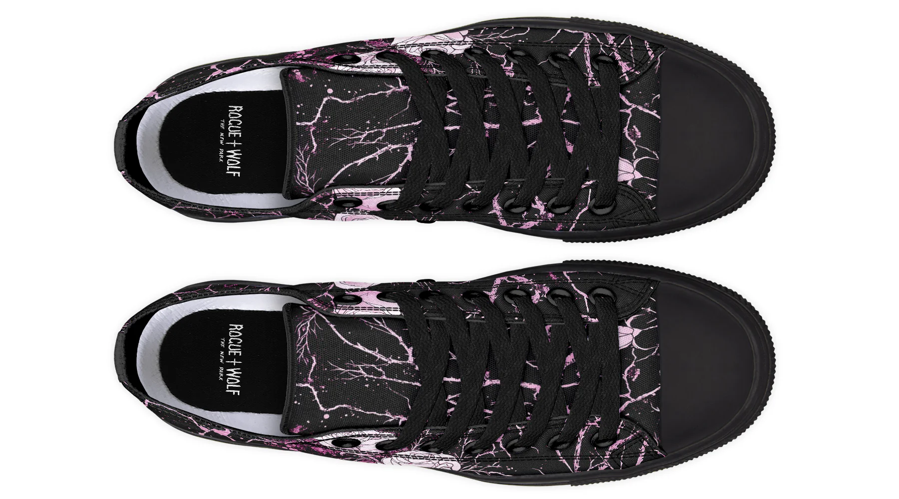 Amethyst Kintsugi Rose Low Tops - Image 9