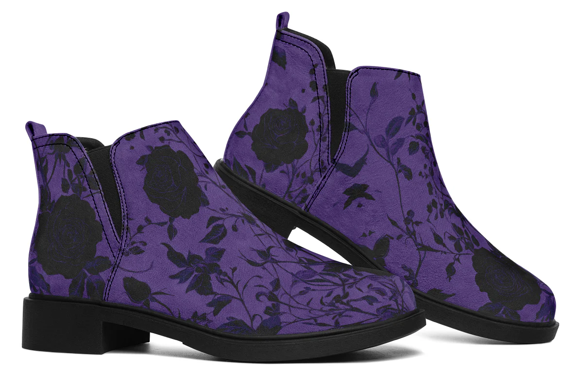 Amethyst Rose Romance Chelsea Boots - Image 7
