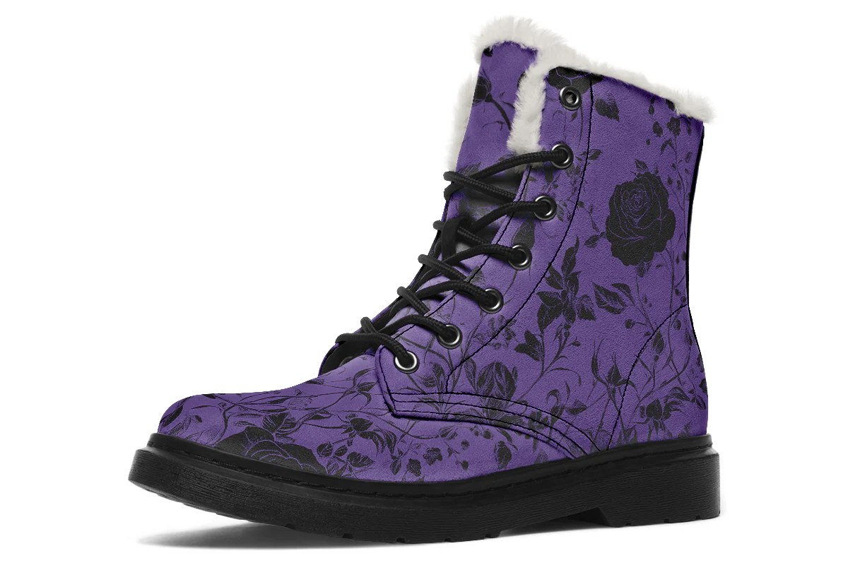 Amethyst Rose Romance Winter Boots