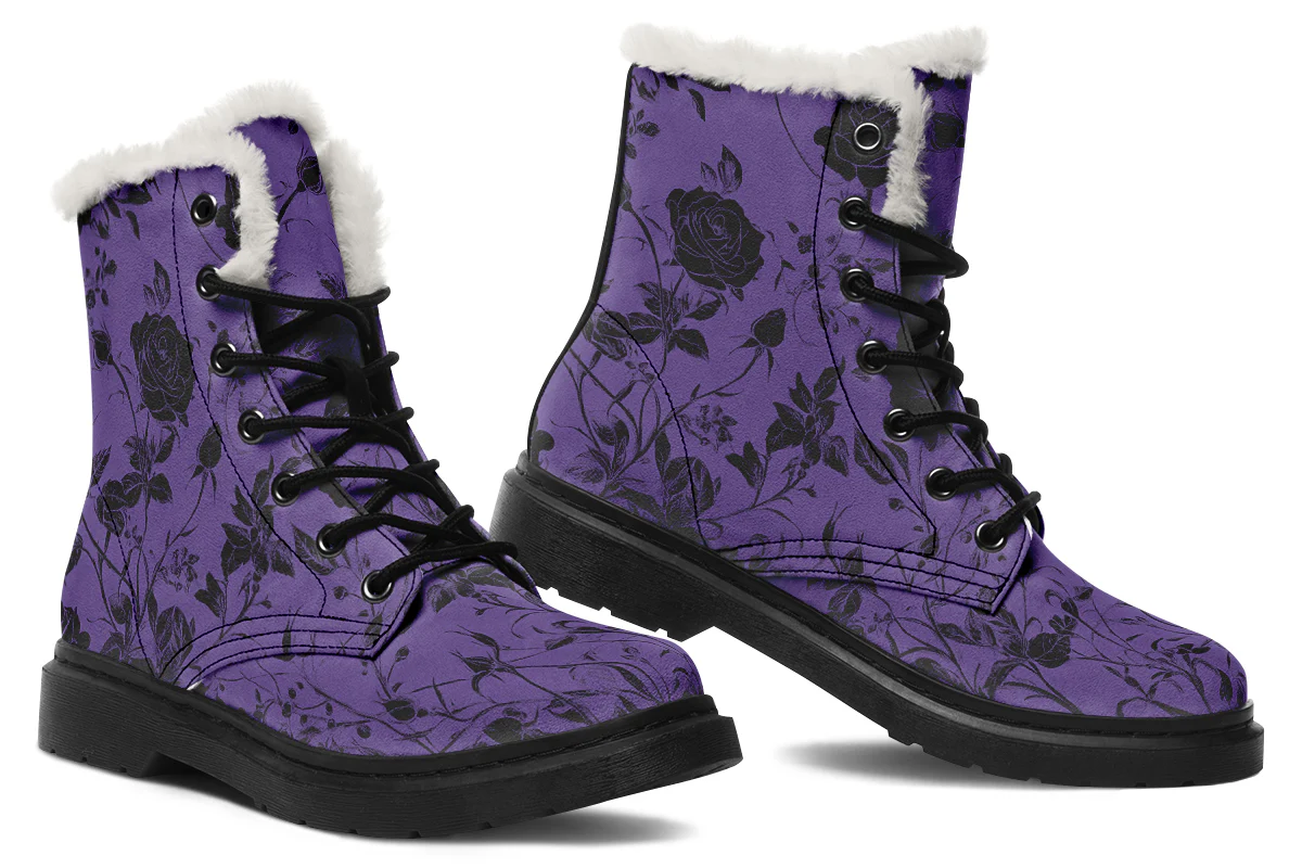 Amethyst Rose Romance Winter Boots - Image 5