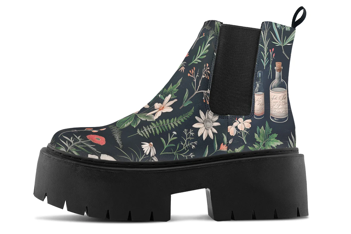 Apothecary Haven Platform Chelsea Boots