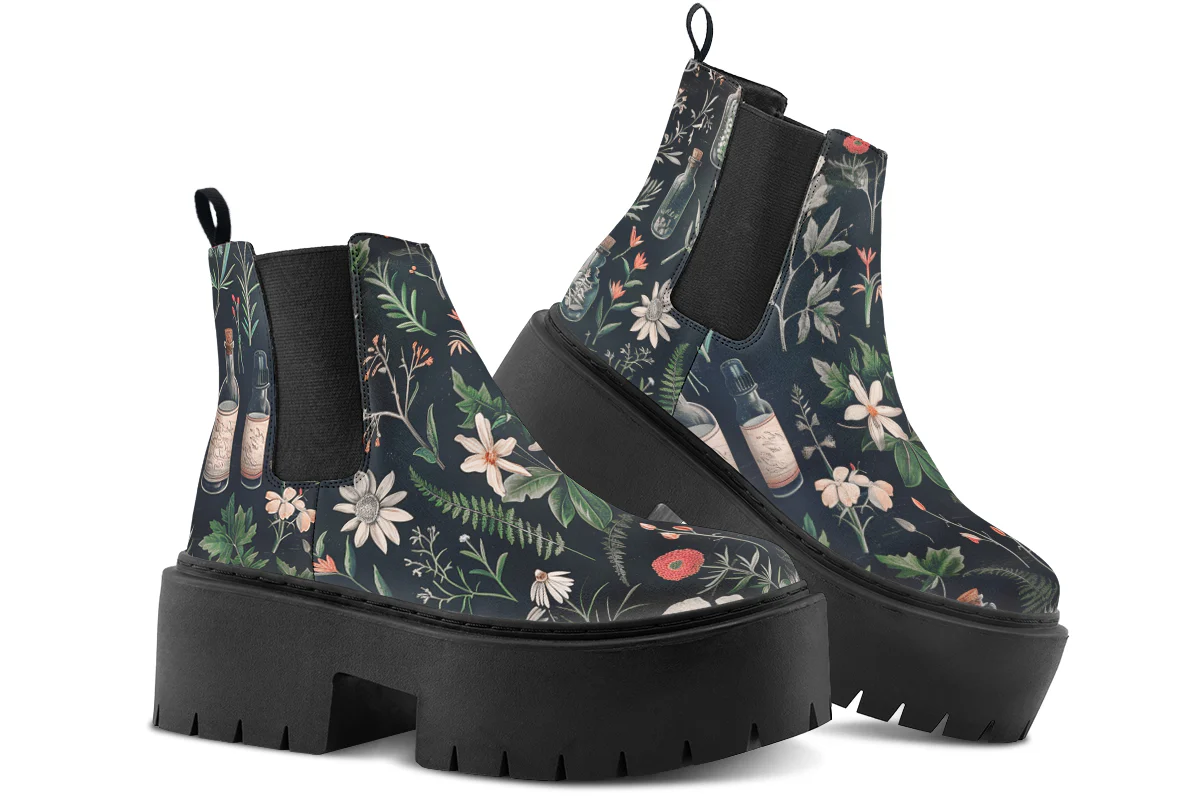 Apothecary Haven Platform Chelsea Boots - Image 4