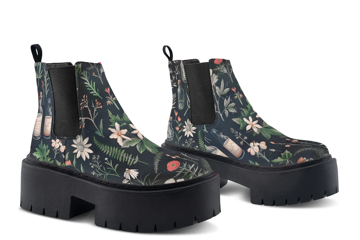 Apothecary Haven Platform Chelsea Boots - Image 5