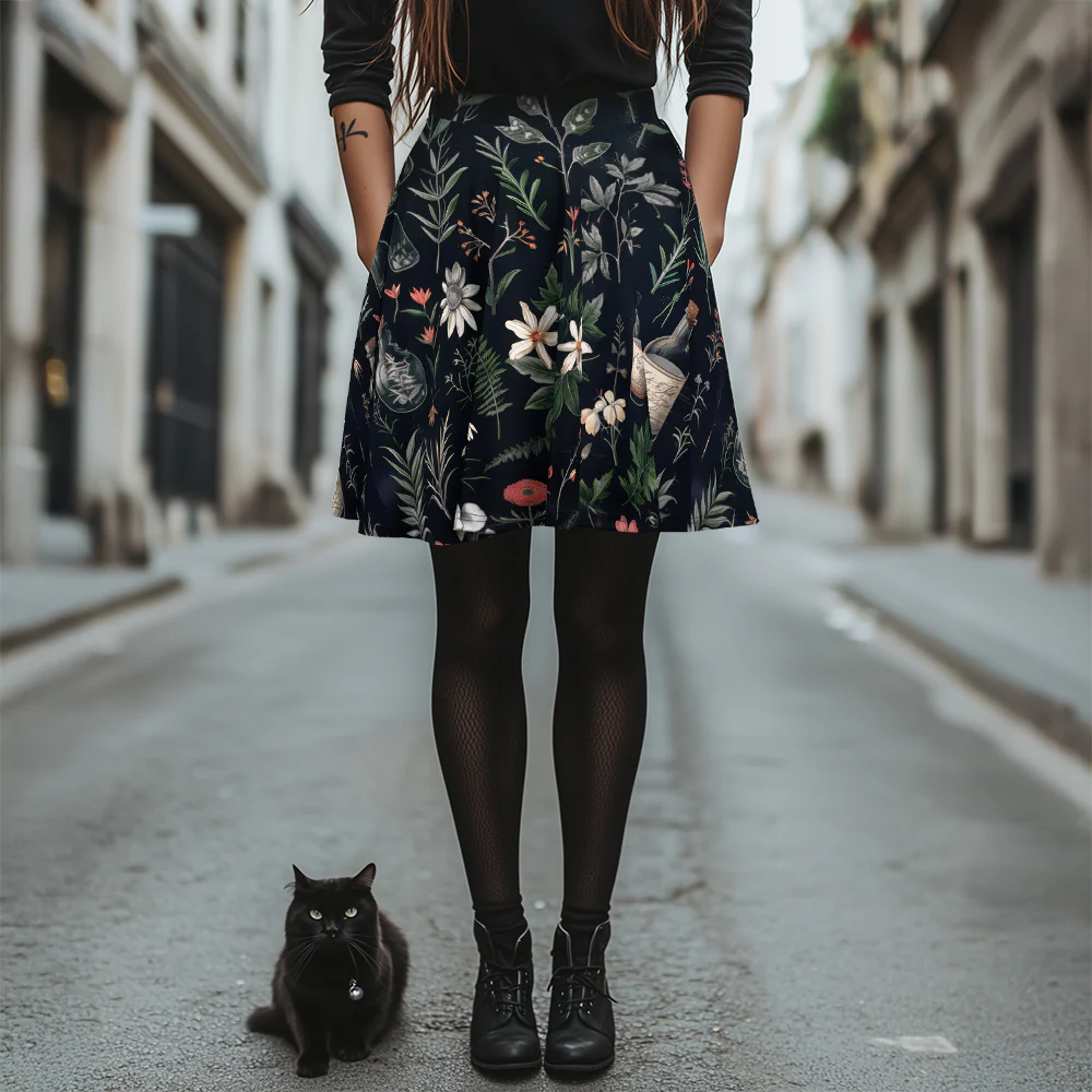 Apothecary Haven Skater Skirt