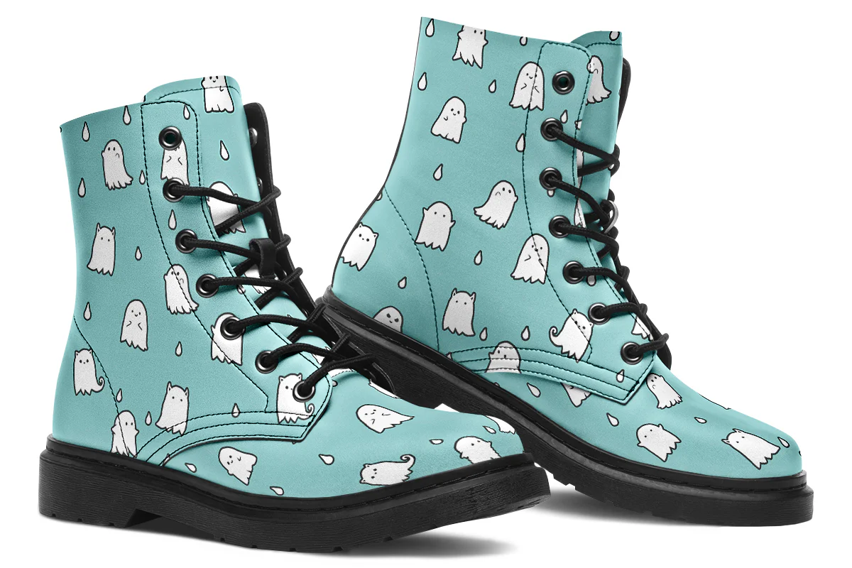 Aqua Ghost Party Boots - Image 5