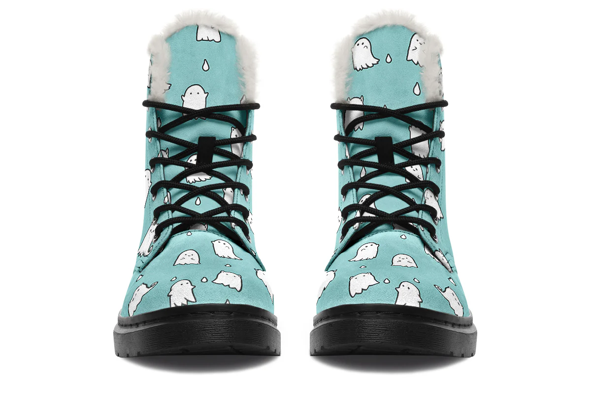 Aqua Ghost Party Winter Boots - Image 3