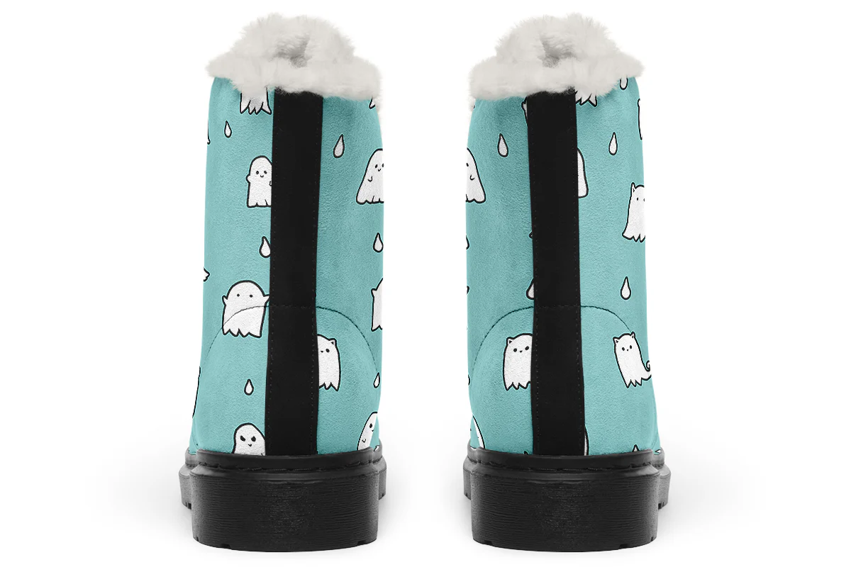 Aqua Ghost Party Winter Boots - Image 4