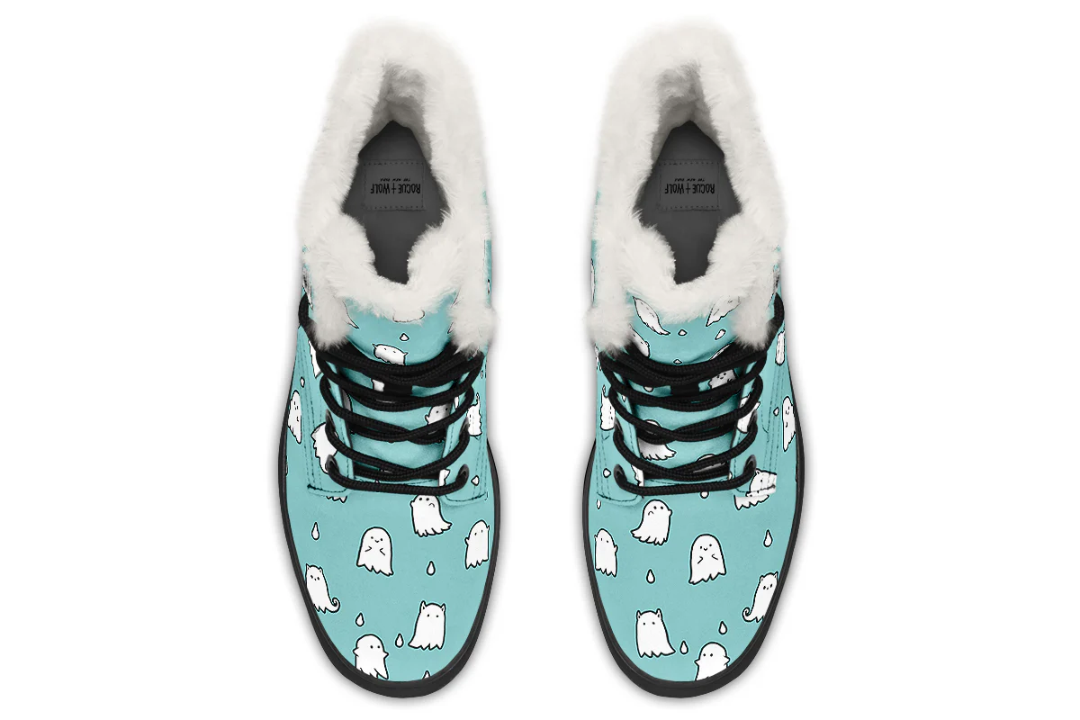 Aqua Ghost Party Winter Boots - Image 7