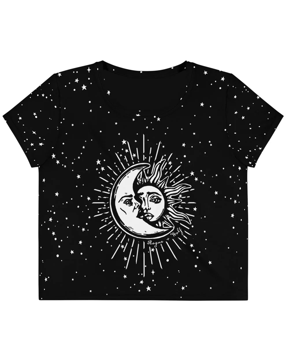 Astral Short Sleeve Crop Top - Image 5