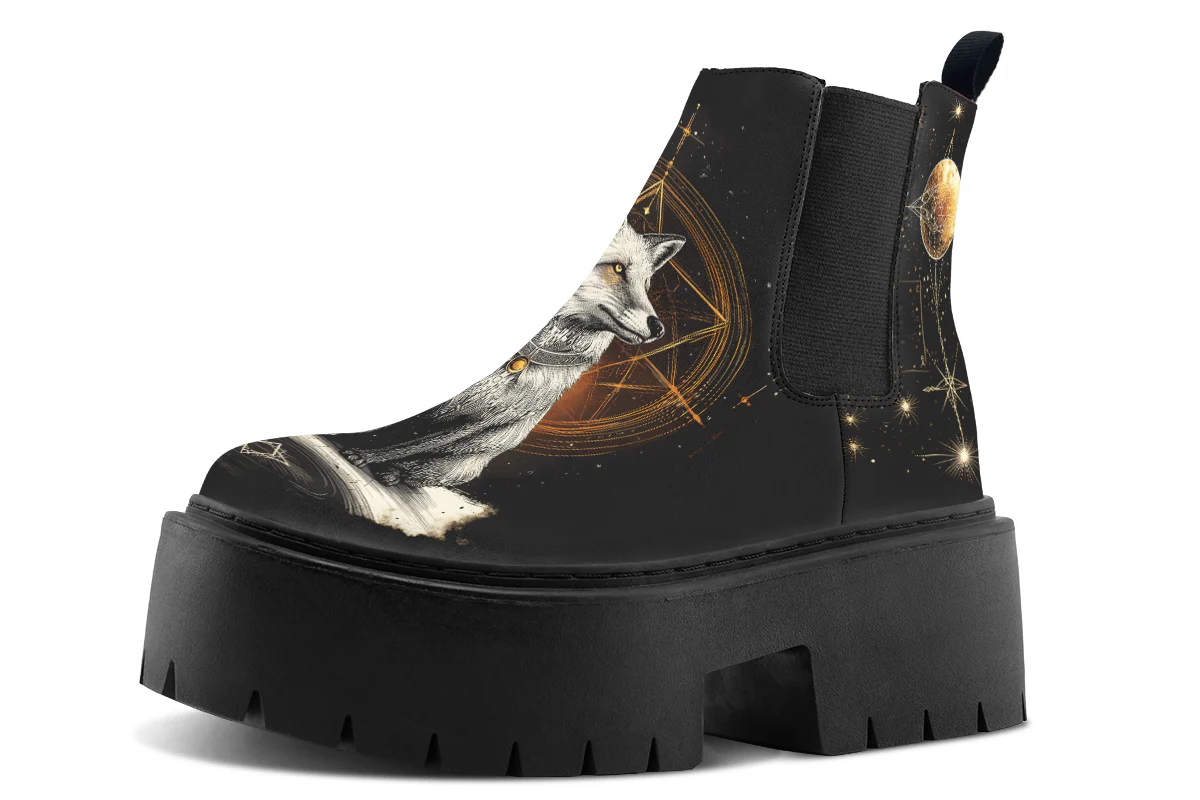 Astral Fox Platform Chelsea Boots - Image 2