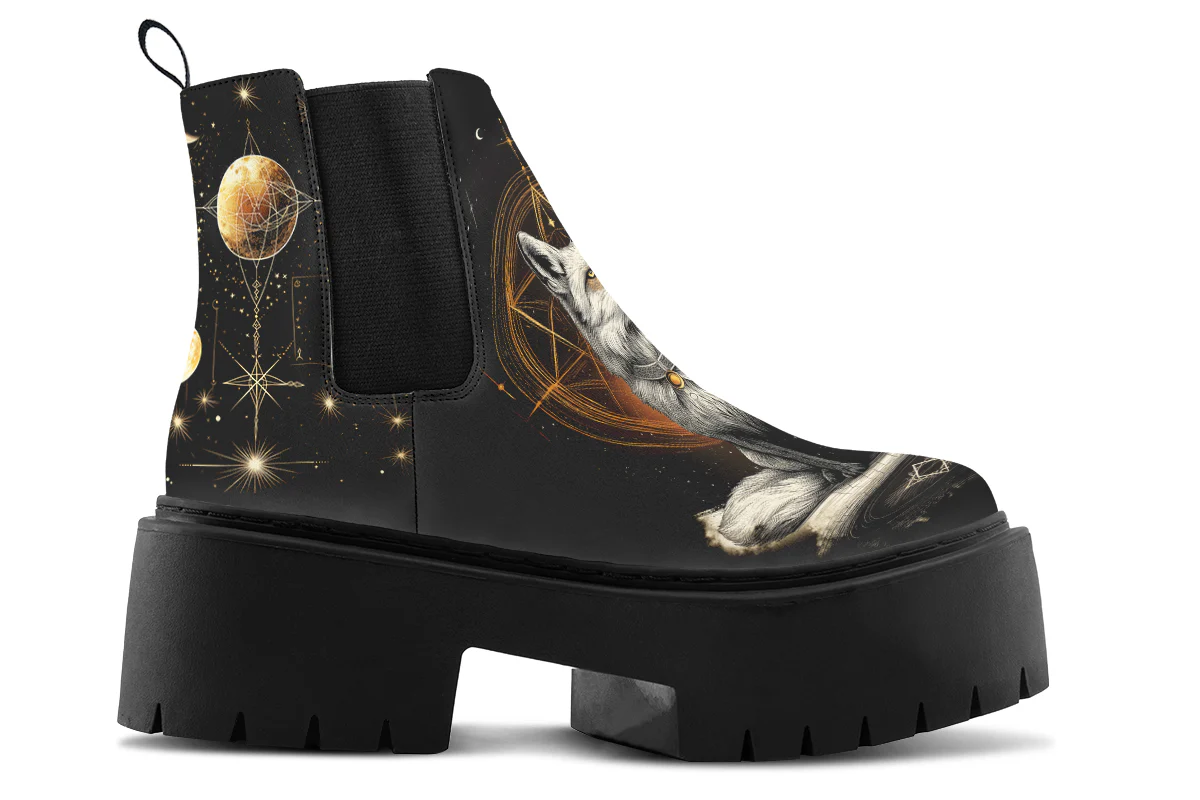 Astral Fox Platform Chelsea Boots - Image 3