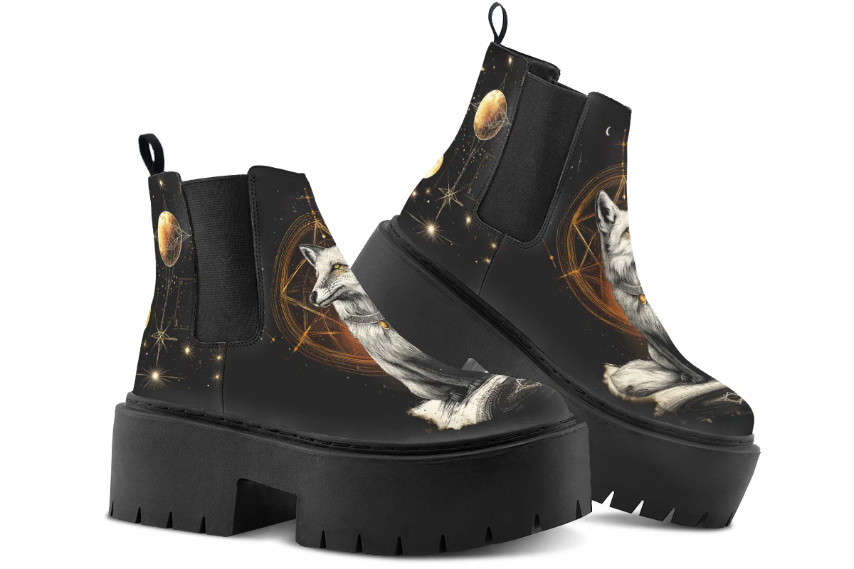 Astral Fox Platform Chelsea Boots - Image 4