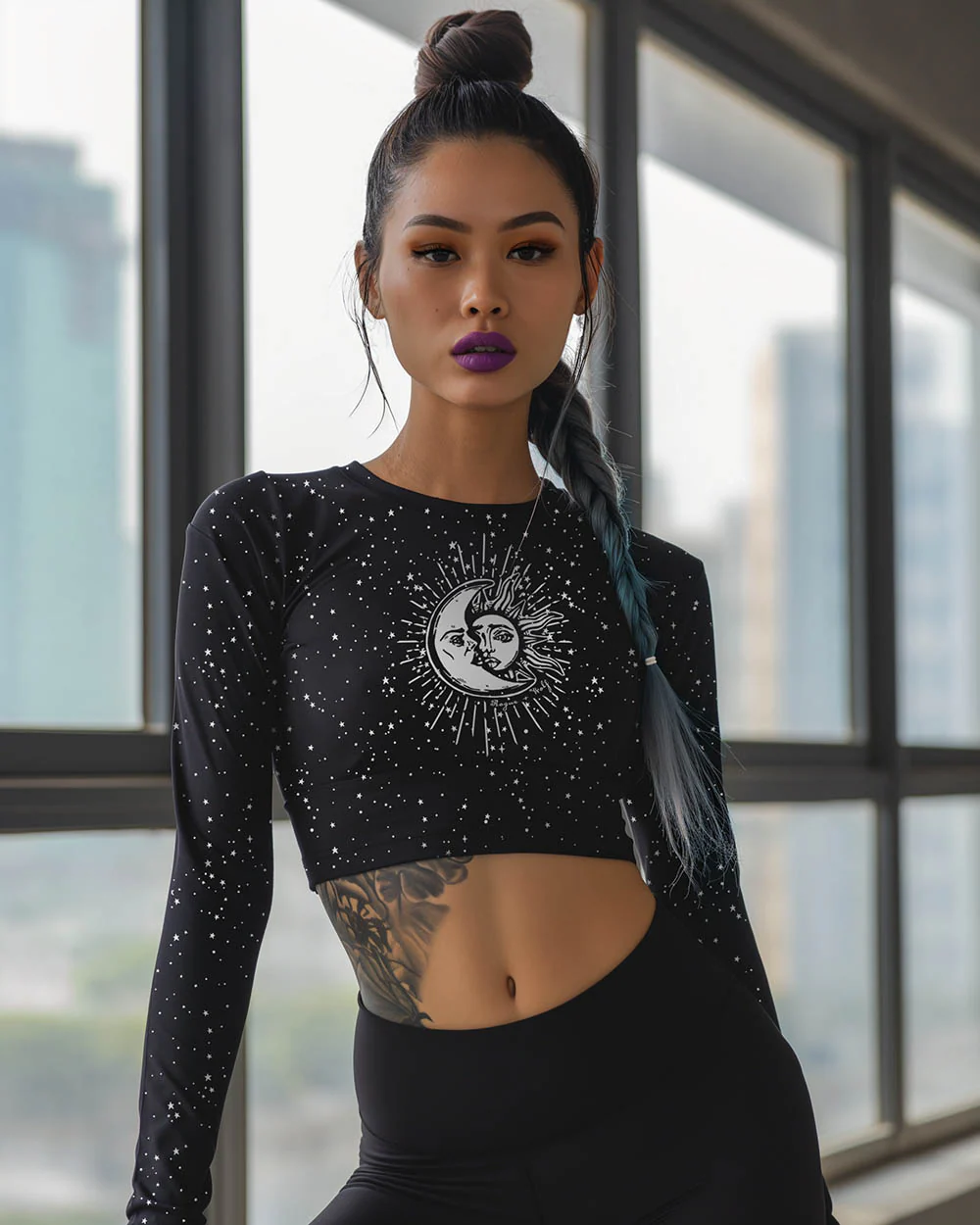 Astral Long Sleeve Crop Top - Image 6