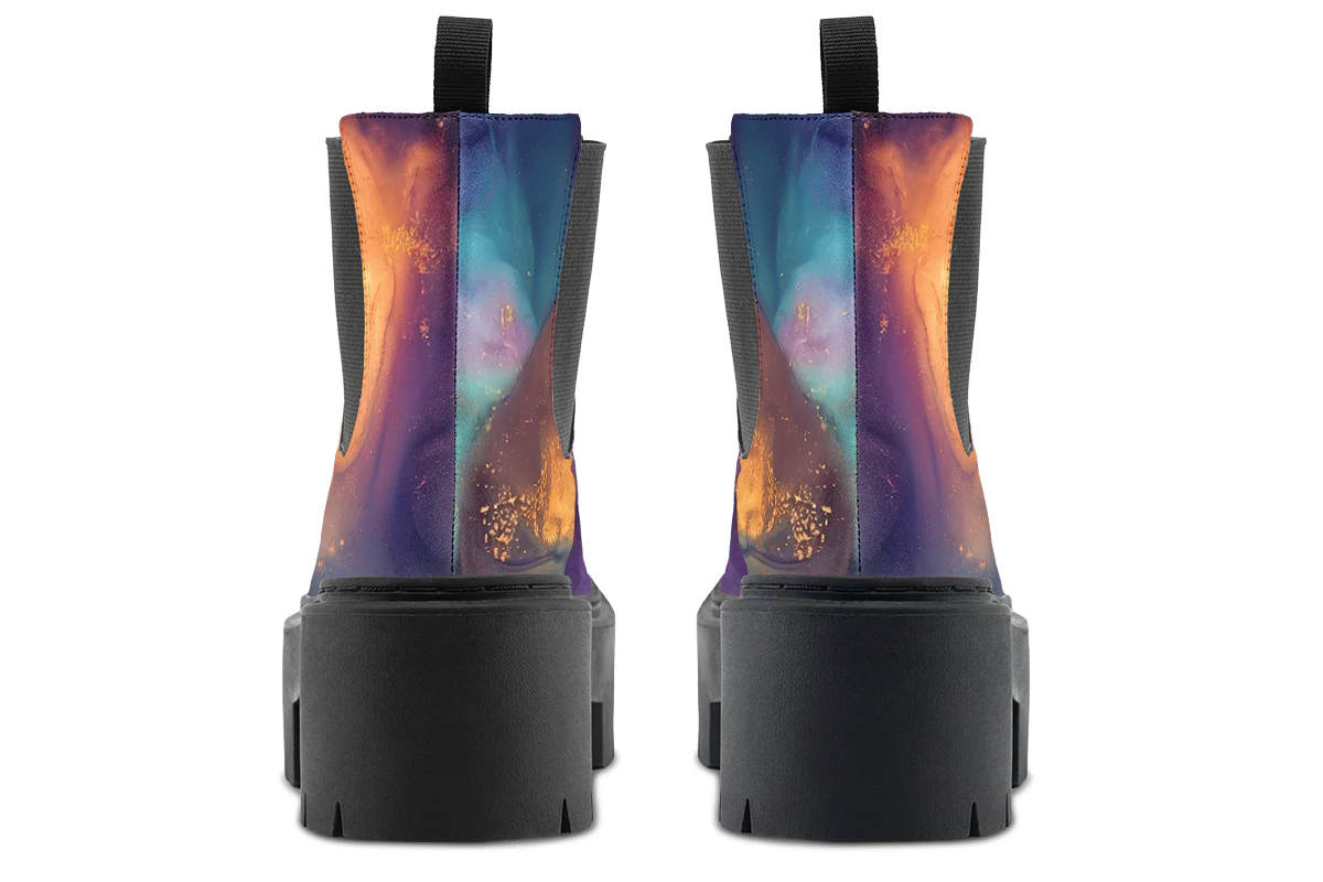 Aurora Pearl Platform Chelsea Boots - Image 6