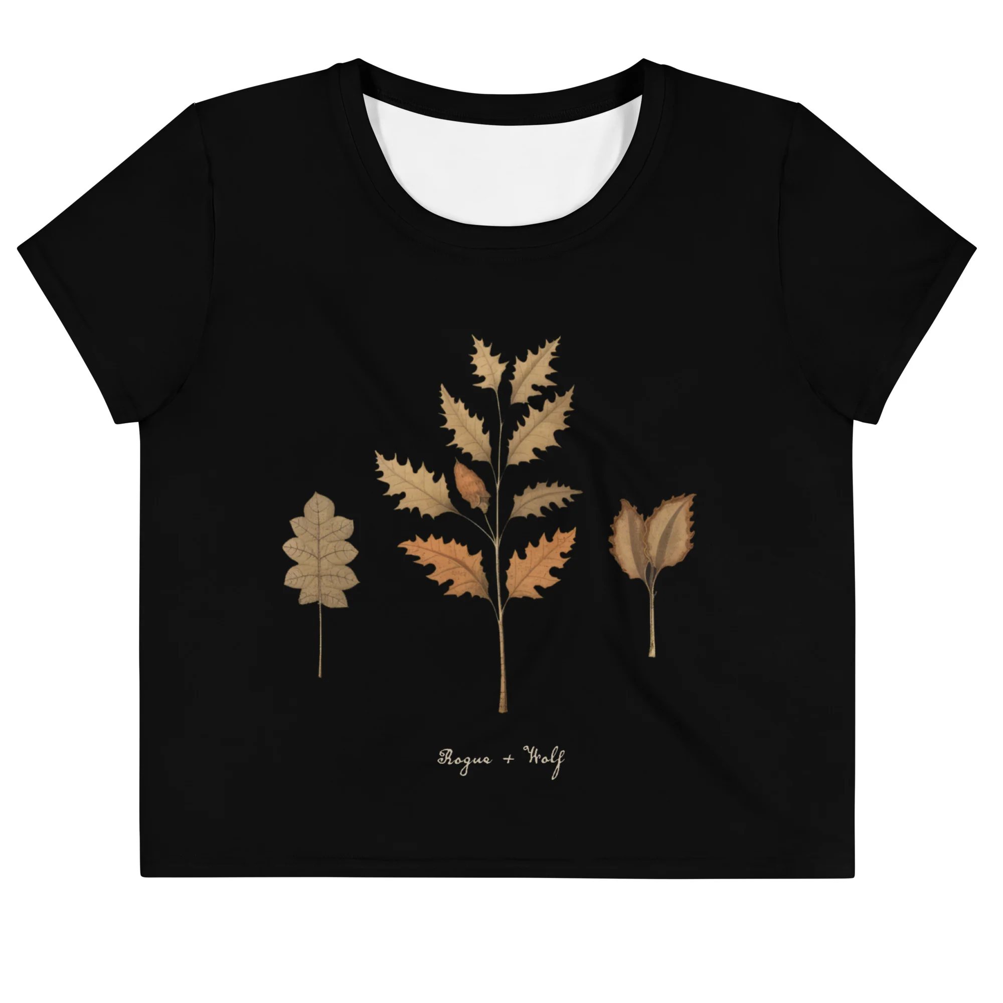 Autumn Memoir Short Sleeve Crop Top - Image 6