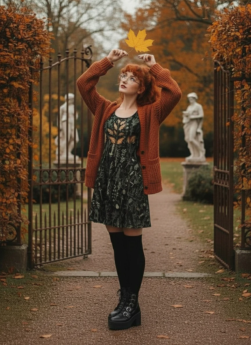 Autumn Memoir Skater Dress - Image 3