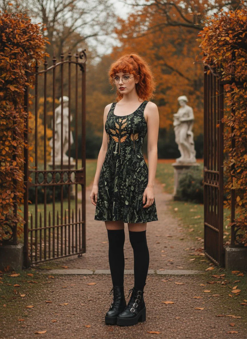 Autumn Memoir Skater Dress - Image 4