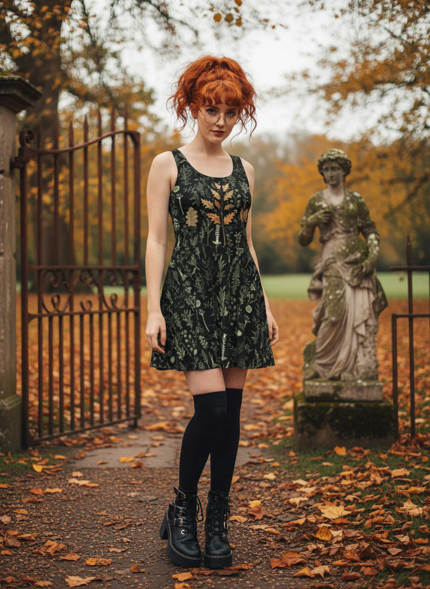 Autumn Memoir Skater Dress - Image 5
