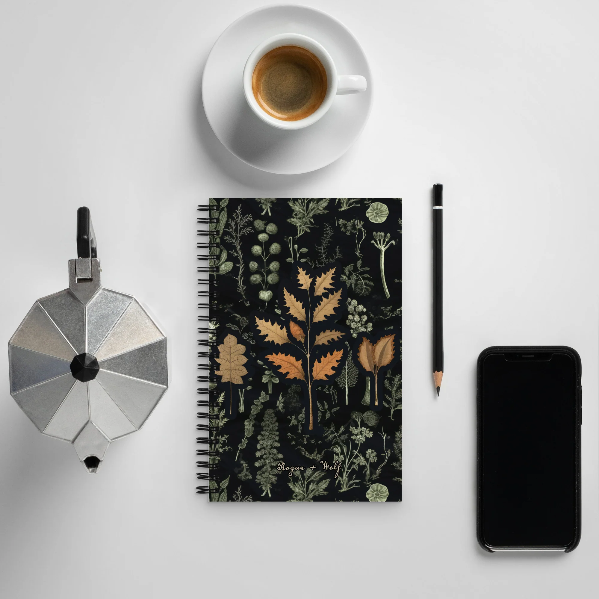 Autumn Memoir Spiral Notebook - Image 3
