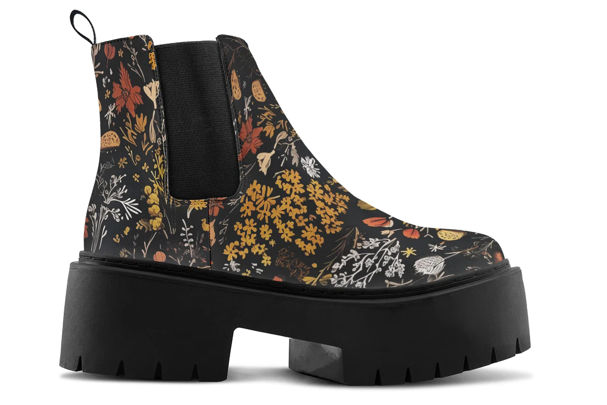 Autumn Reverie Platform Chelsea Boots - Image 3