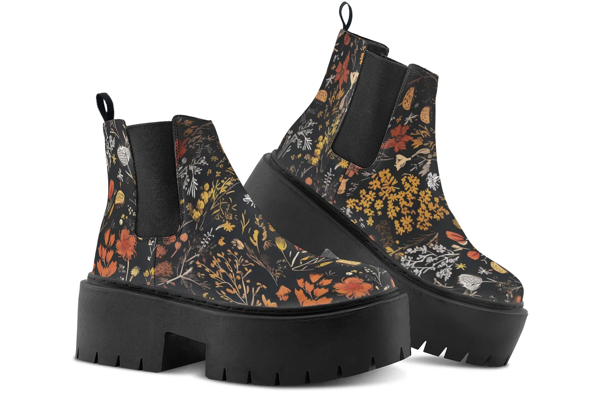 Autumn Reverie Platform Chelsea Boots - Image 4