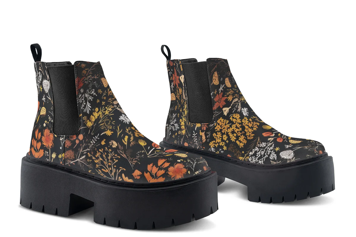Autumn Reverie Platform Chelsea Boots - Image 5