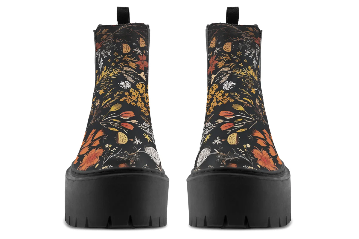 Autumn Reverie Platform Chelsea Boots - Image 7