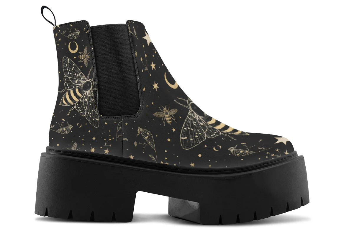 Bee Constellation Platform Chelsea Boots - Image 2