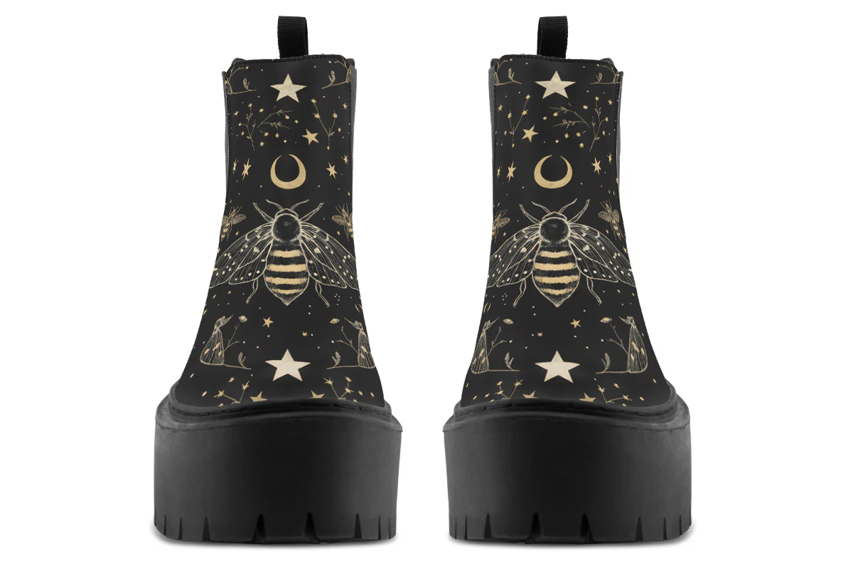 Bee Constellation Platform Chelsea Boots - Image 7