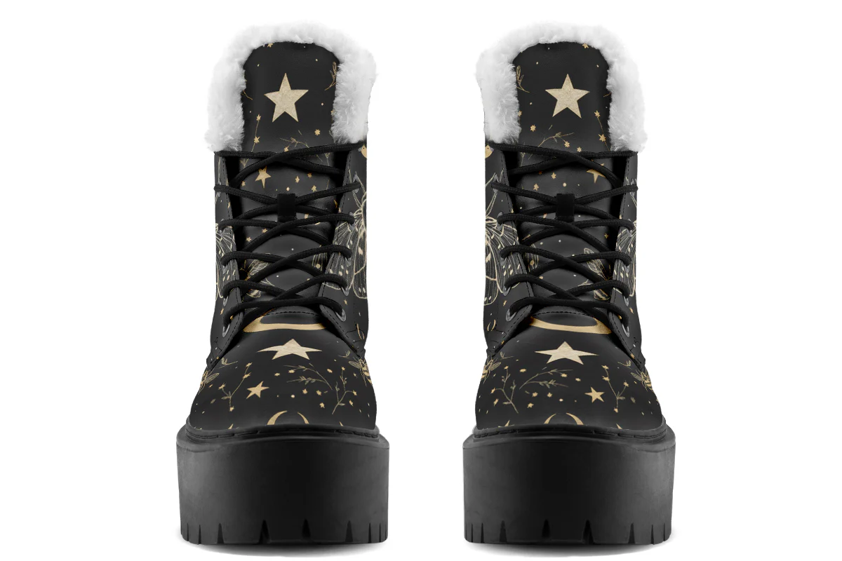 Bee Constellation Platform Winter Boots - Image 7