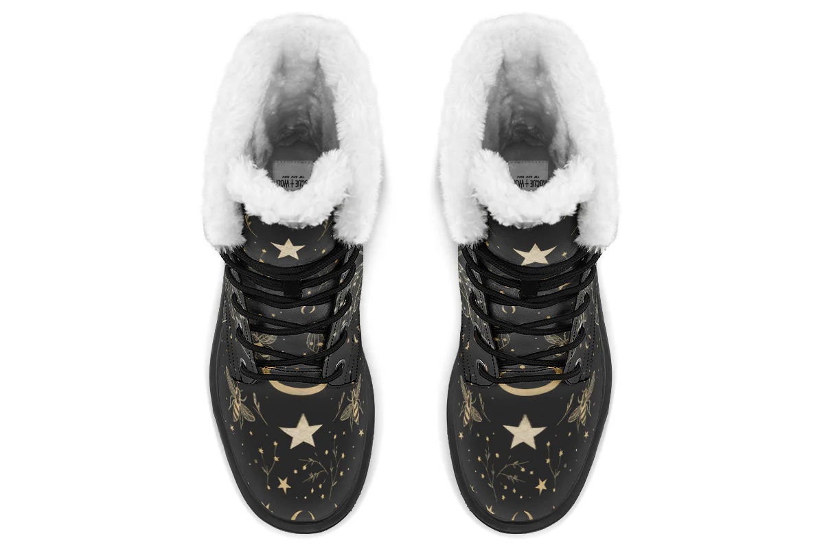 Bee Constellation Platform Winter Boots - Image 8