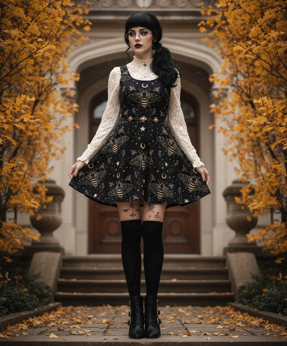 Bee Constellation Skater Dress - Image 6