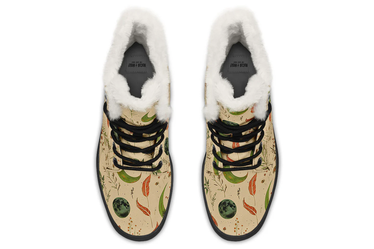 Beige Moonlit Botanica Winter Boots - Image 7